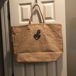 Ballard Designs Monogrammed Tote